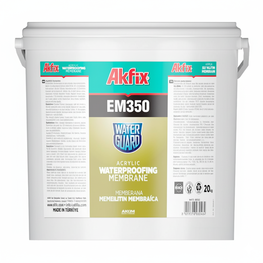 Membrana Impermeabilizante Acrílica Akfix EM350 Waterguard