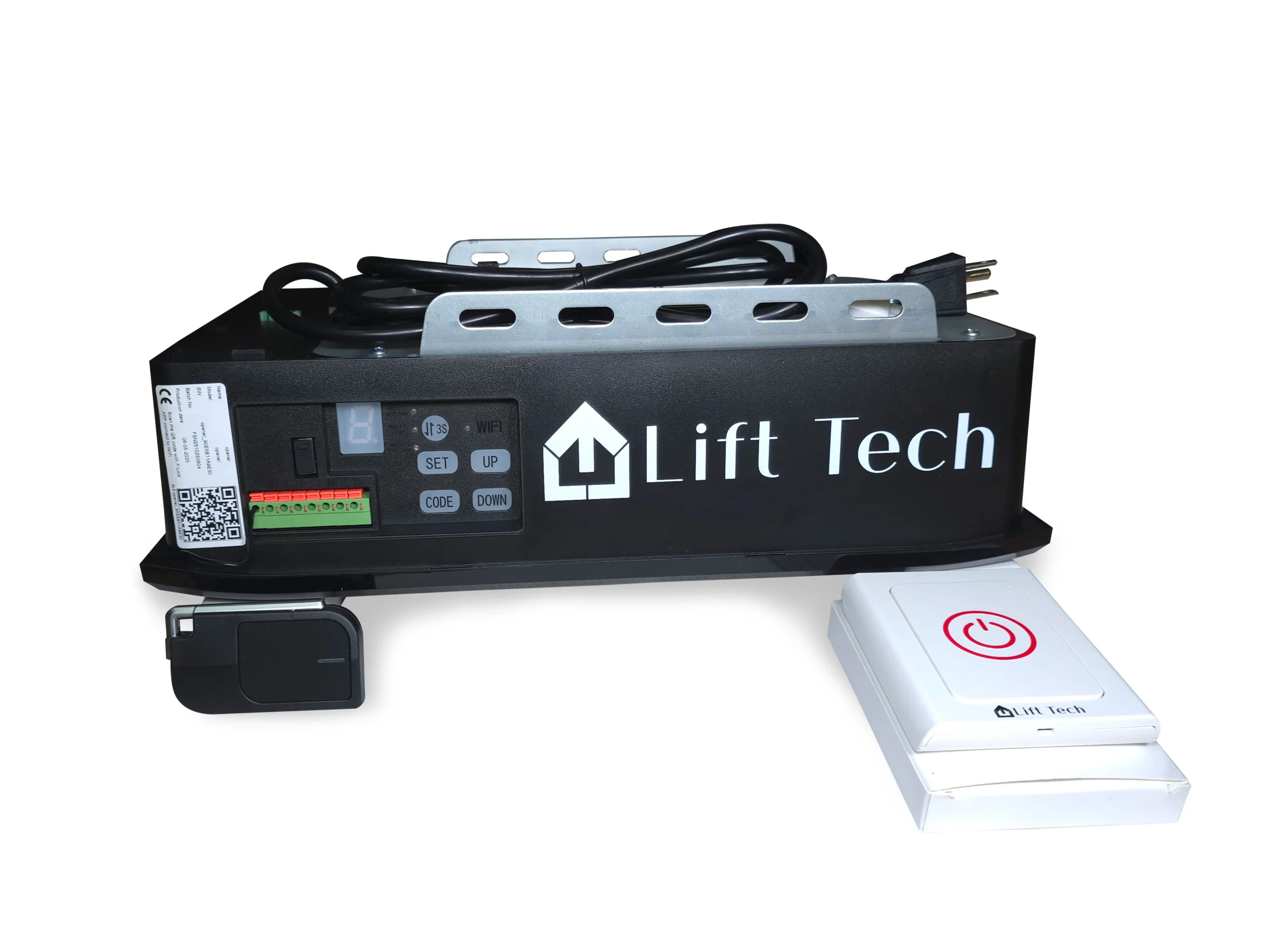 Motor MG con accesorios para puertas de garaje